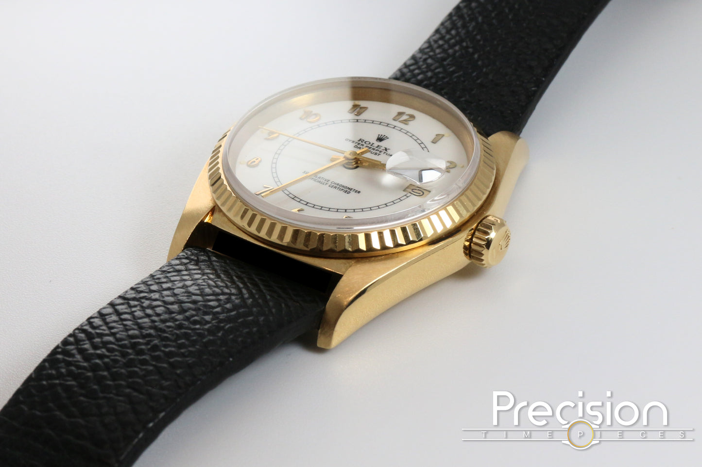 Rolex DateJust 36 Ref: 16018 Cream🔥Boiler Gauge🔥 36mm 18K Yellow Gold