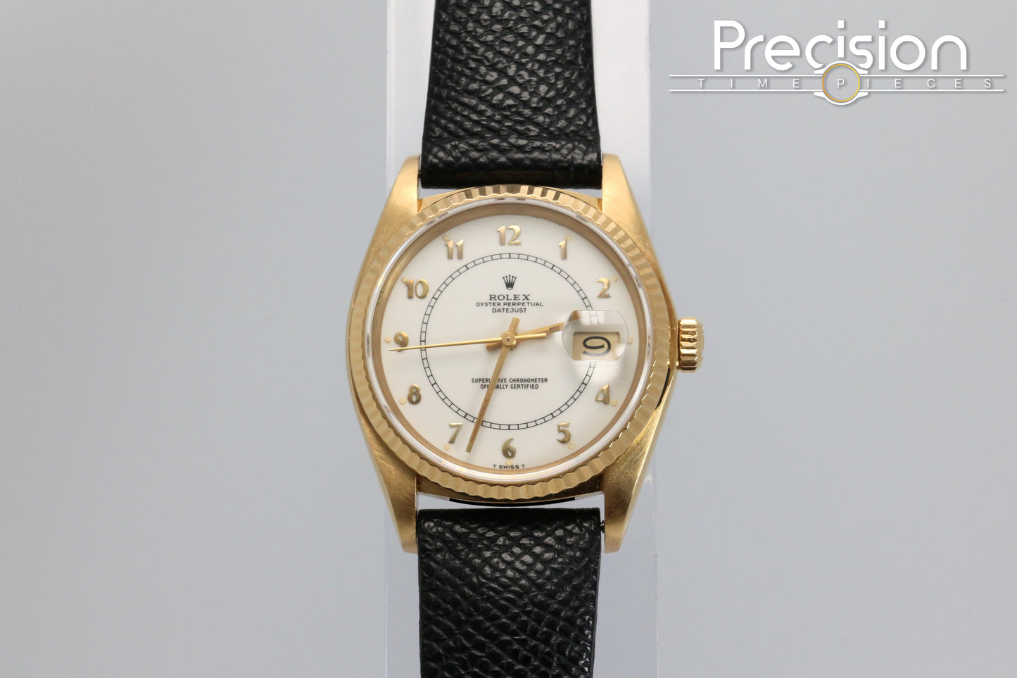 Rolex DateJust 36 Ref: 16018 Cream🔥Boiler Gauge🔥 36mm 18K Yellow Gold