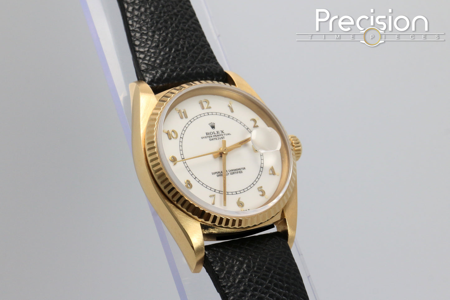 Rolex DateJust 36 Ref: 16018 Cream🔥Boiler Gauge🔥 36mm 18K Yellow Gold