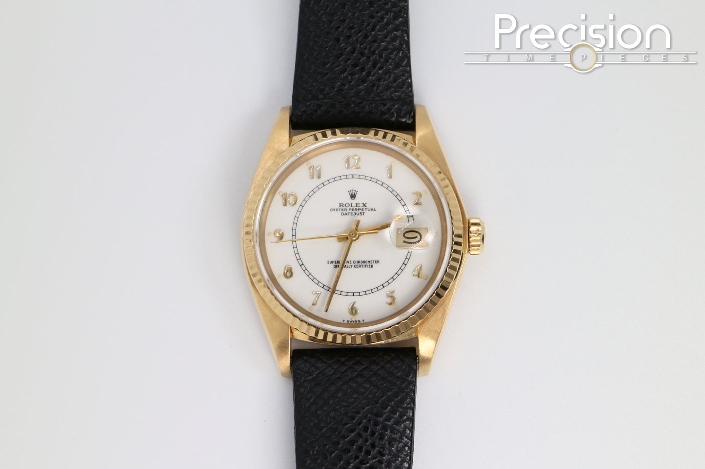 Rolex DateJust 36 Ref: 16018 Cream🔥Boiler Gauge🔥 36mm 18K Yellow Gold