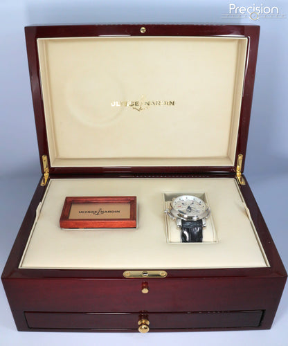 Ulysse Nardin Sonata Ref: 660-88 42mm 18K White Gold Full Set
