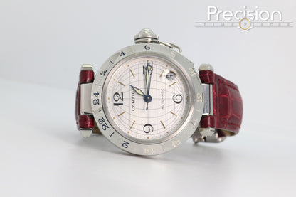 Cartier Pasha C GMT Ref: 2377 35mm Auto