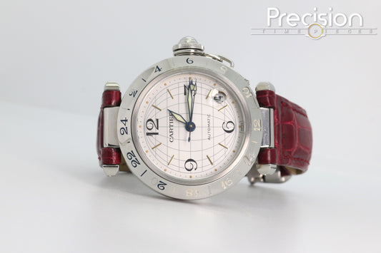 Cartier Pasha C GMT Ref: 2377 35mm Auto