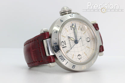 Cartier Pasha C GMT Ref: 2377 35mm Auto