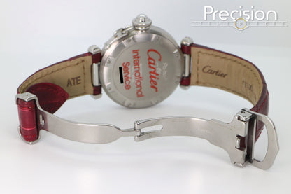 Cartier Pasha C GMT Ref: 2377 35mm Auto