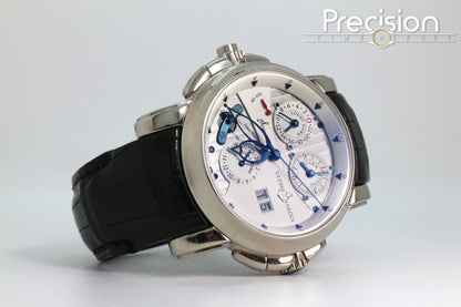 Ulysse Nardin Sonata Ref: 660-88 42mm 18K White Gold Full Set