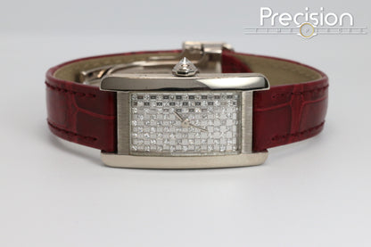 Cartier Americaine White Gold Rare Diamond Dial