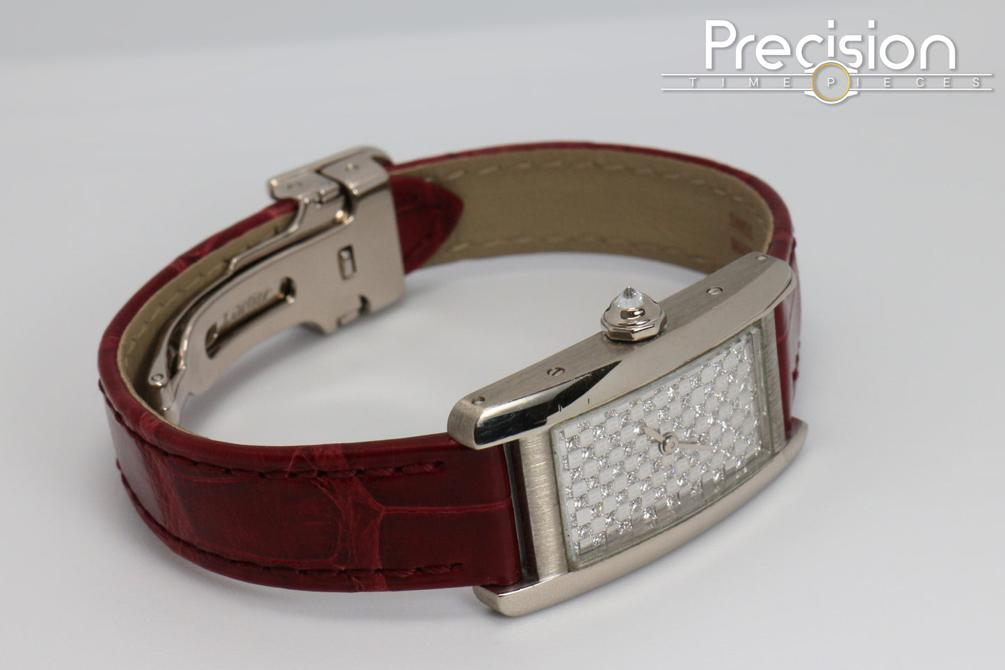 Cartier Americaine White Gold Rare Diamond Dial