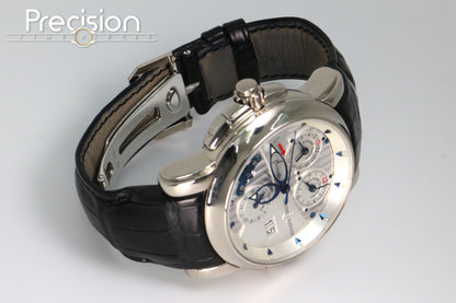 Ulysse Nardin Sonata Ref: 660-88 42mm 18K White Gold Full Set