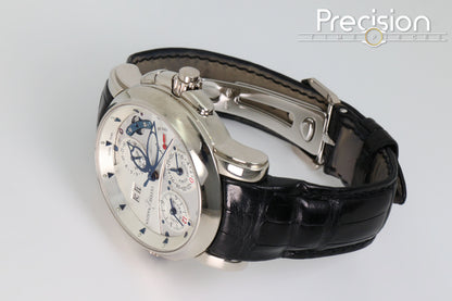 Ulysse Nardin Sonata Ref: 660-88 42mm 18K White Gold Full Set