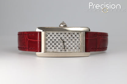Cartier Americaine White Gold Rare Diamond Dial