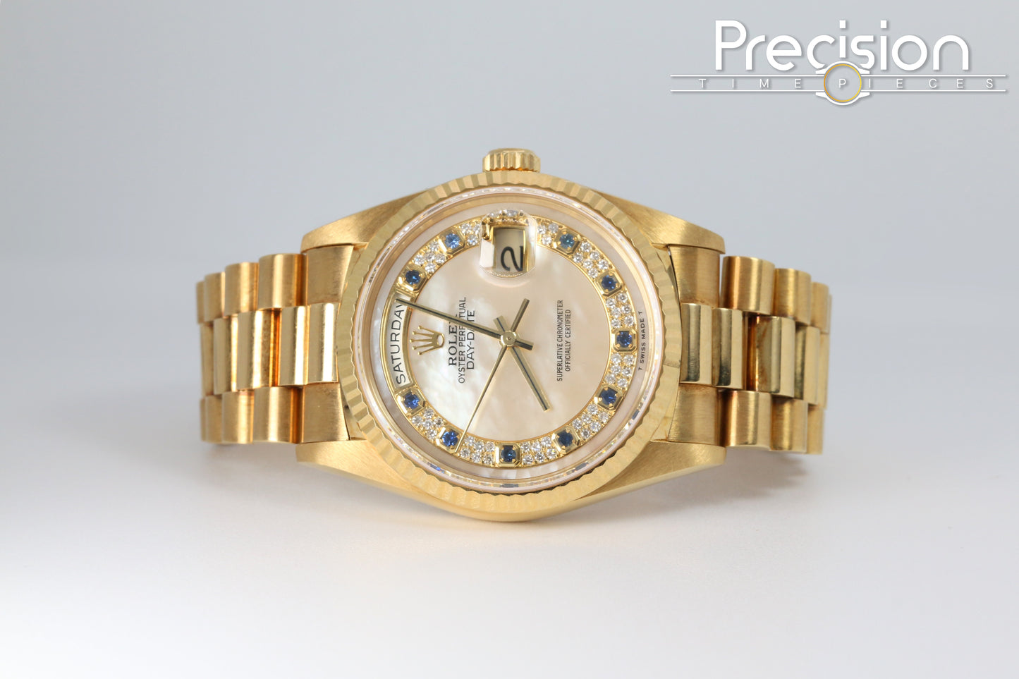 Rolex Day-Date 36 🔥Very Rare Myriad Mother of Pearl Sapphire Dial🔥36mm Automatic