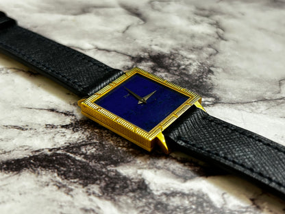 Piaget Ref: 937 Yellow Gold 25mm ŵ Rare & Lapis Lazuli Dial