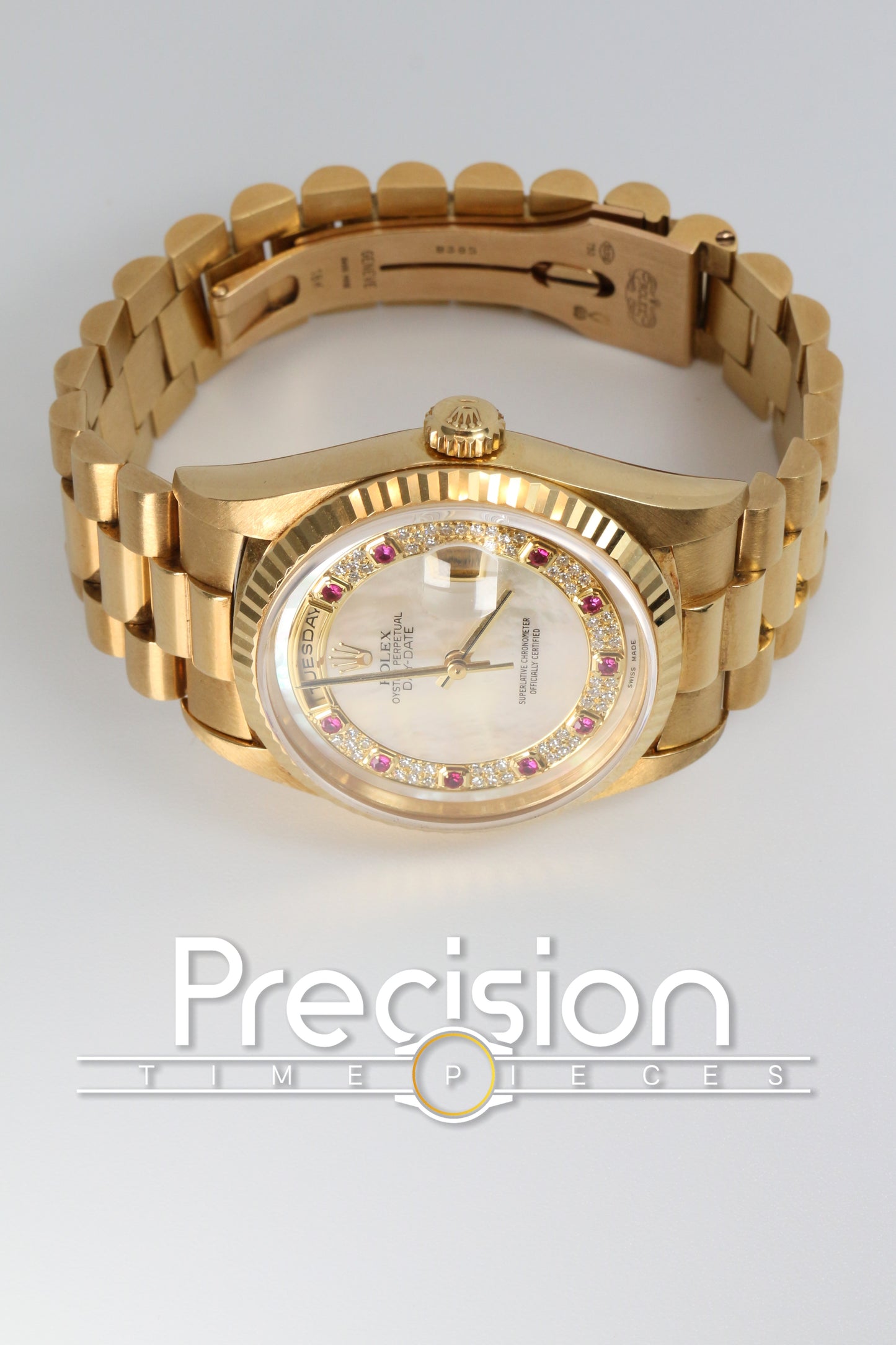Rolex Day-Date 36 Ref: 18238 Myriad Mother of Pearl Ruby Dial 36mm Automatic