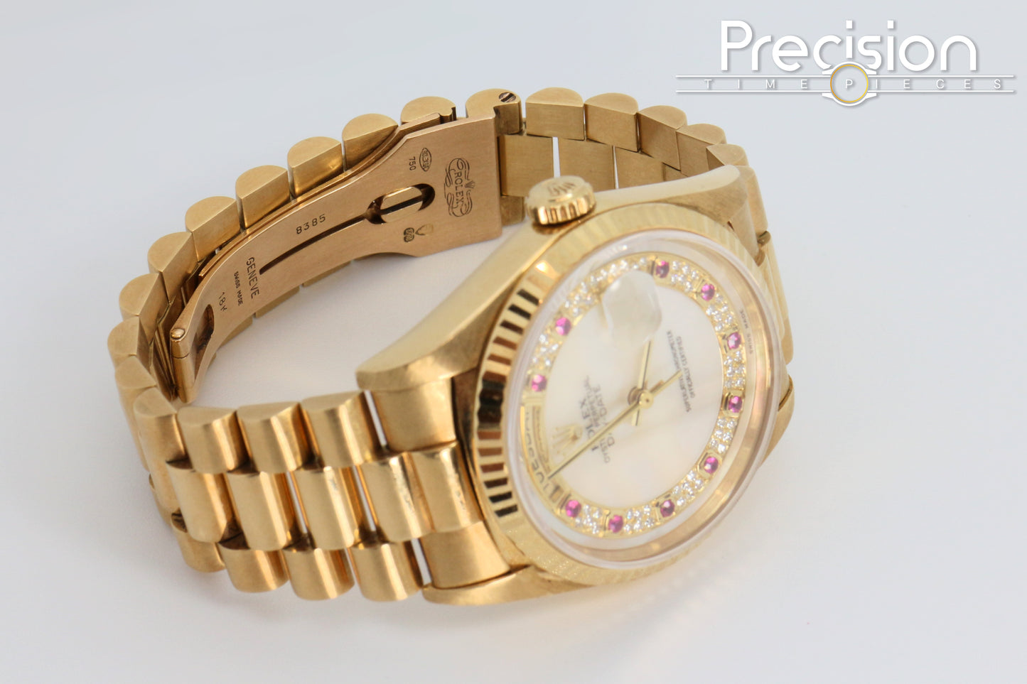 Rolex Day-Date 36 Ref: 18238 Myriad Mother of Pearl Ruby Dial 36mm Automatic