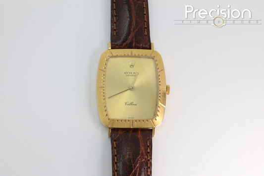 Rolex Cellini Ref: 4087 31mm Manual Wind 18K Yellow Gold