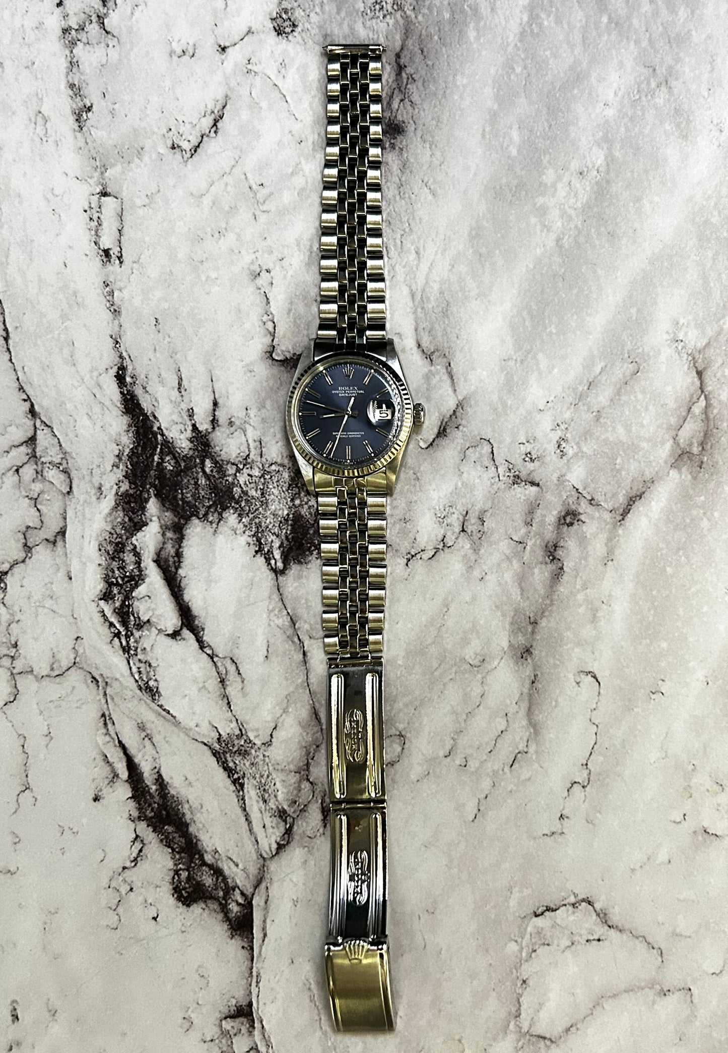 Rolex DateJust Ref: 1601 Rare “Lavender Blue” Dial