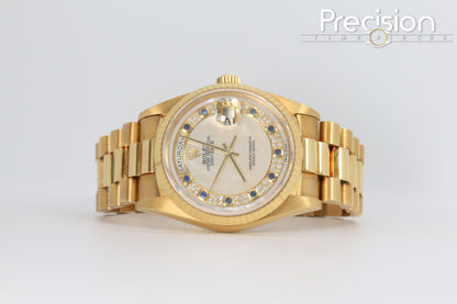Rolex Day-Date 36 🔥Very Rare Myriad Mother of Pearl Sapphire Dial🔥36mm Automatic