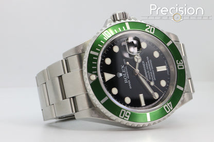 Rolex Submariner “Kermit” Ref: 16610LV 🔥Rare AN (Random) Series 🔥