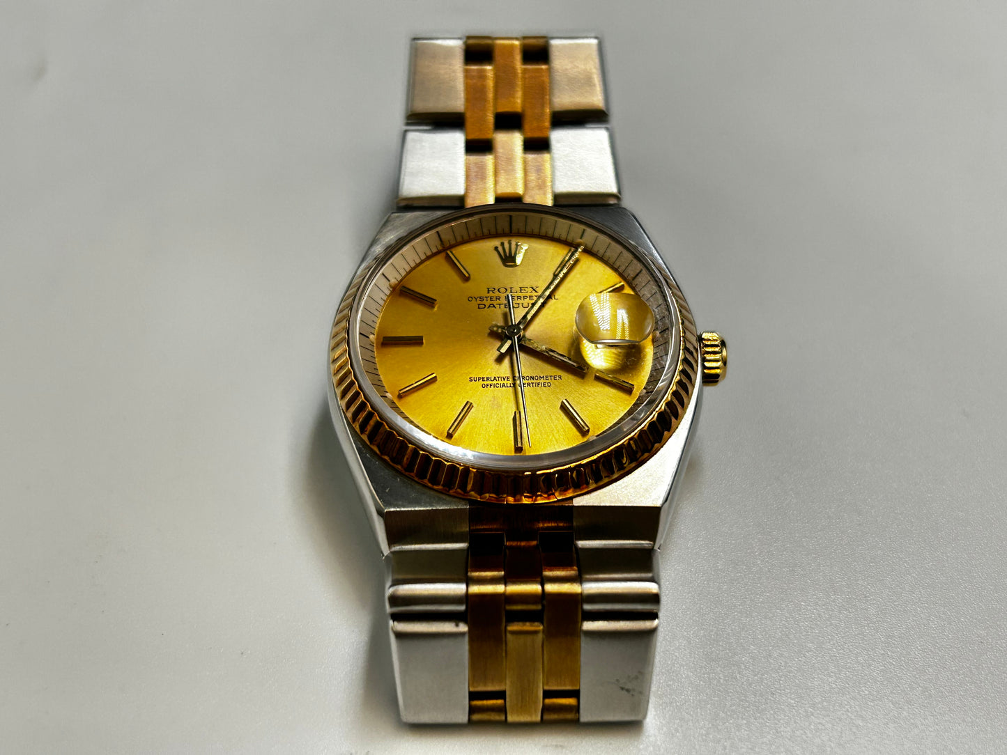 Rolex Datejust 36 in “OysterQuartz-Like” Auto Case Ref: 1630 Circa Year 1978 (VERY RARE)