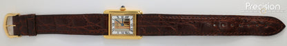 Cartier Vermeil Tank Mus De Ref: 5057001 20mm Quartz Gold-Plated