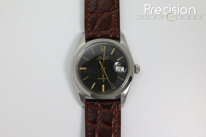 Rolex Oysterdate Precision Ref: 6694 34mm Black Dial