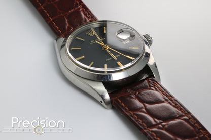 Rolex Oysterdate Precision Ref: 6694 34mm Black Dial