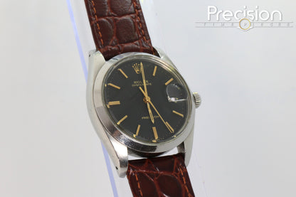Rolex Oysterdate Precision Ref: 6694 34mm Black Dial