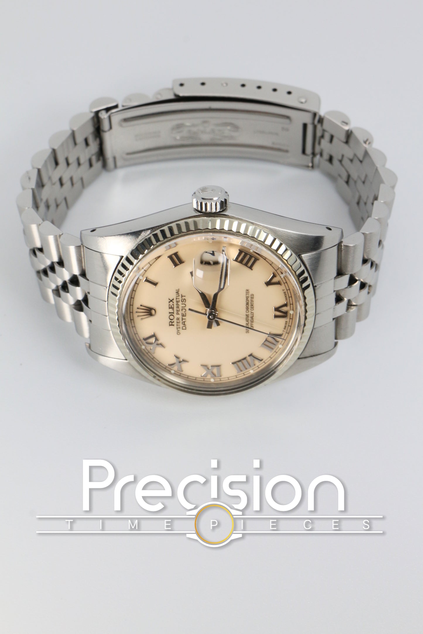 Rolex DateJust 36 Ref: 16014 🔥Uber Rare Cream / Panna Dial 36mm Full Set