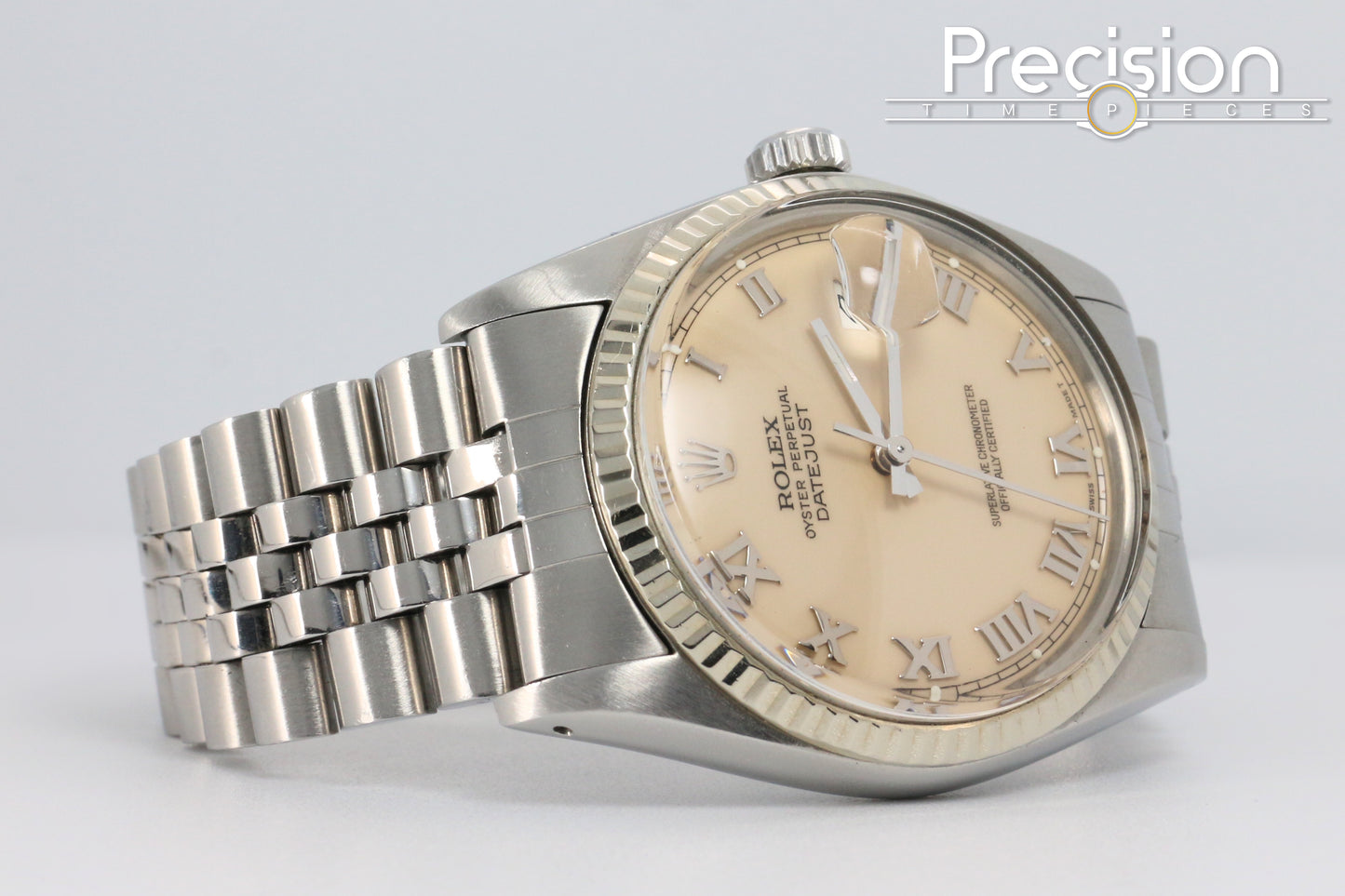 Rolex DateJust 36 Ref: 16014 🔥Uber Rare Cream / Panna Dial 36mm Full Set