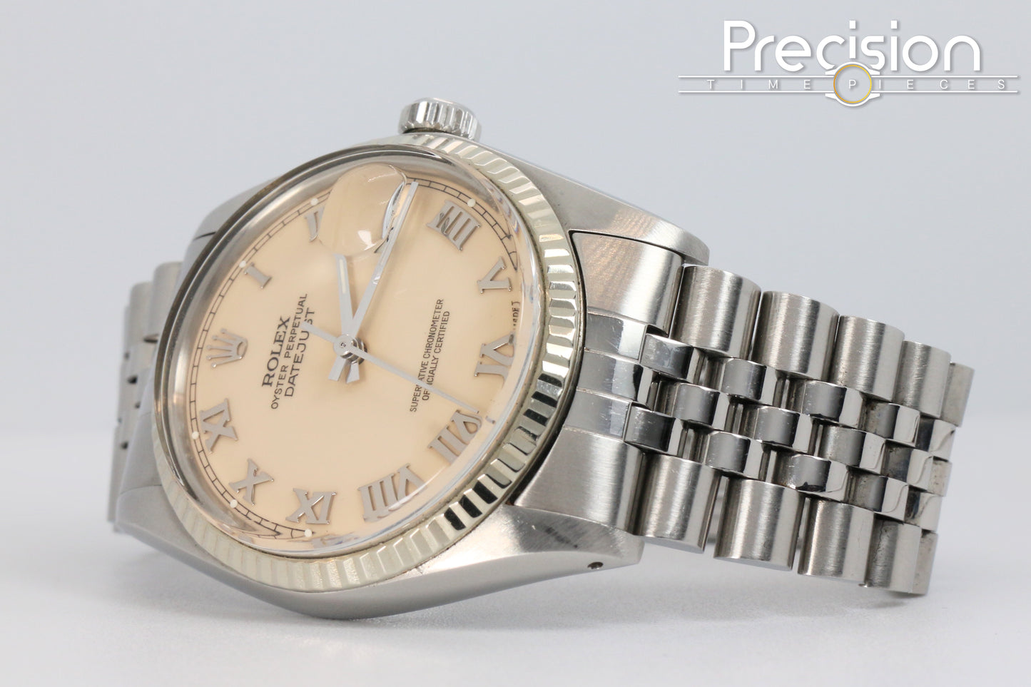 Rolex DateJust 36 Ref: 16014 🔥Uber Rare Cream / Panna Dial 36mm Full Set