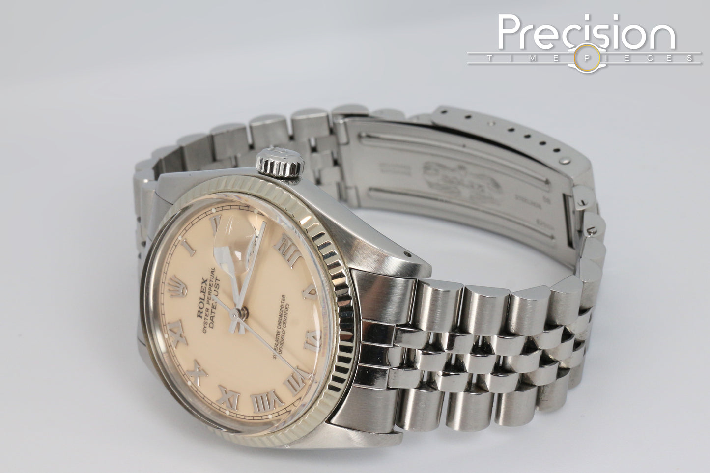 Rolex DateJust 36 Ref: 16014 🔥Uber Rare Cream / Panna Dial 36mm Full Set