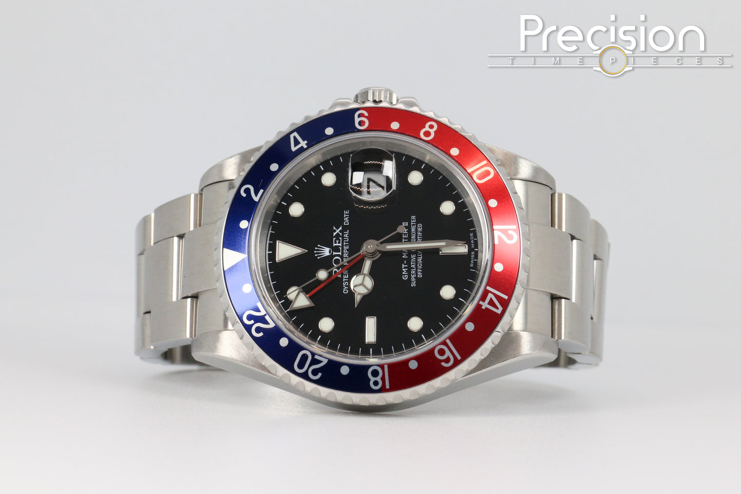 Rolex GMT-Master II Ref: 16710 “Pepsi” RARE 3186 Last 5-Digit Untouched Case Full Set