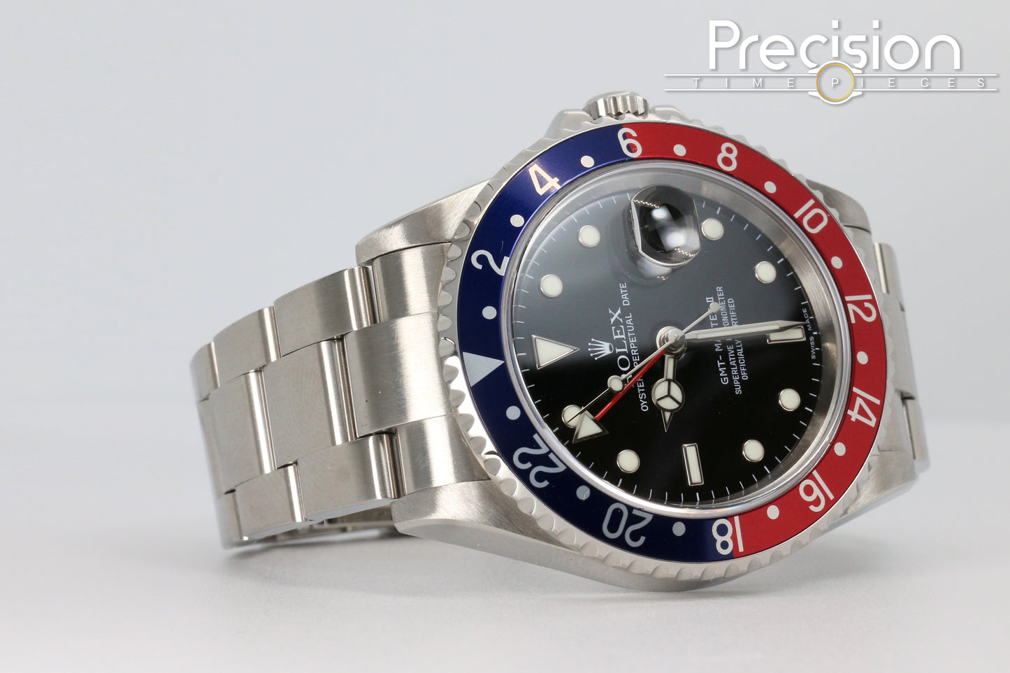Rolex GMT-Master II Ref: 16710 “Pepsi” RARE 3186 Last 5-Digit Untouched Case Full Set