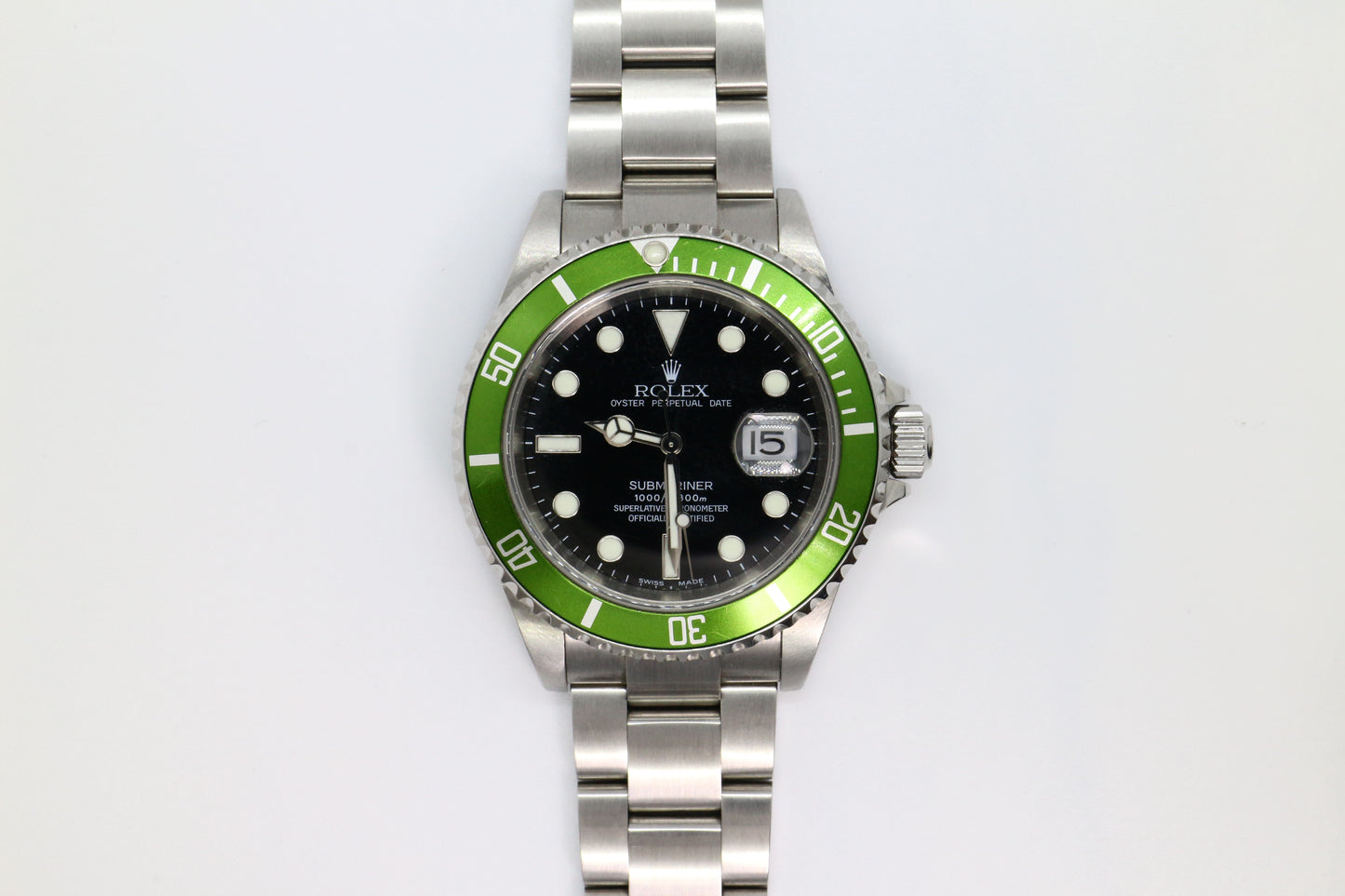 Rolex 16610LV Y-Series Submariner “Kermit” Full Set (Very Rare)