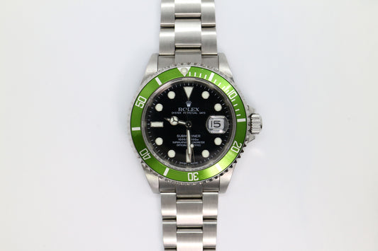 Rolex 16610LV Y-Series Submariner “Kermit” Full Set (Very Rare)