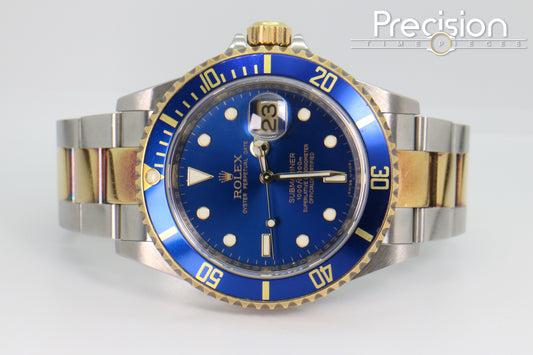Rolex Submariner Ref: 16613 40mm Two-Tone Blue Sub