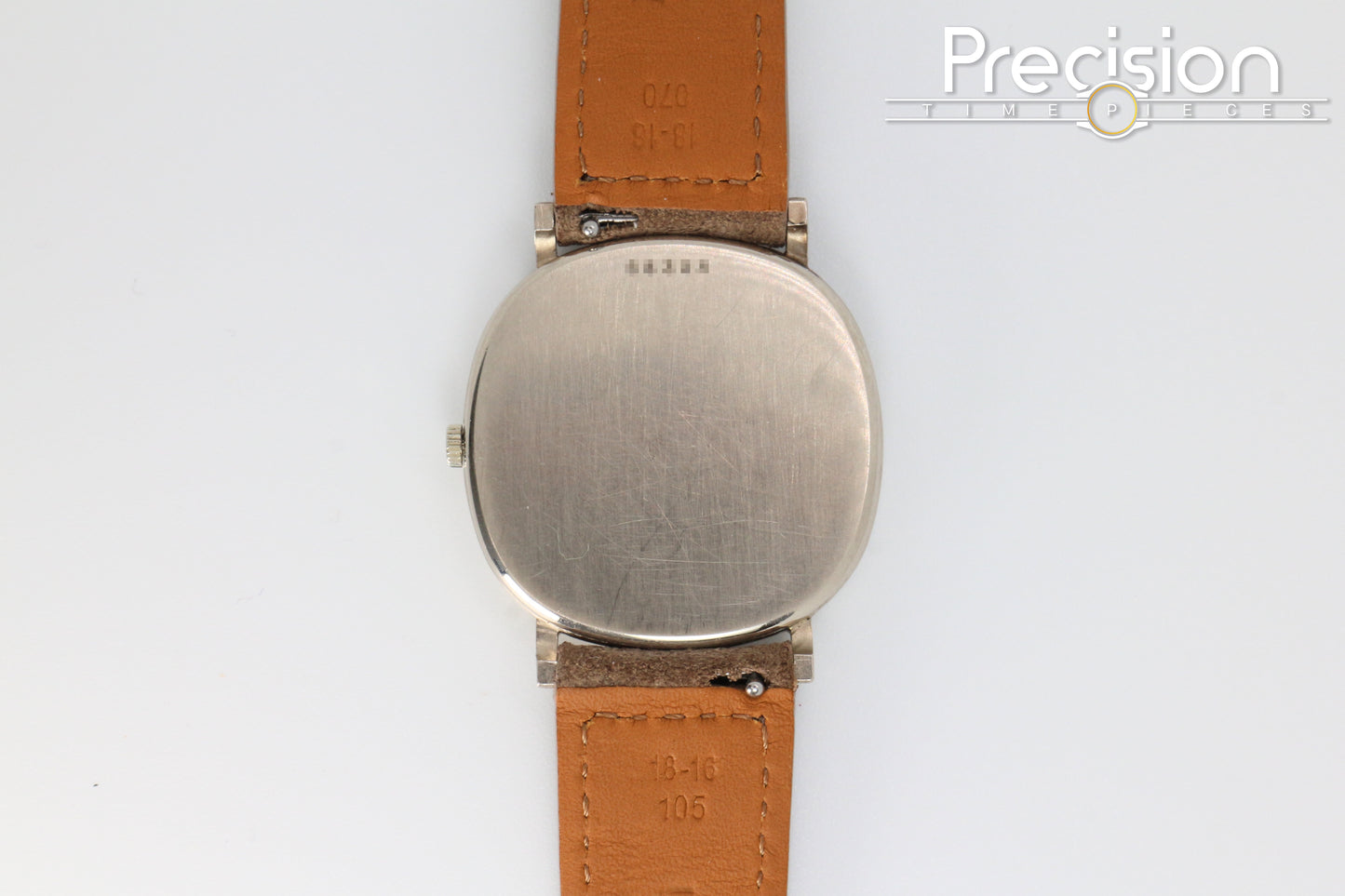 Audemars Piguet Ellipse Blue Sunburst Dial 32mm 18K White Gold Automatic