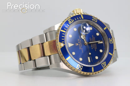 Rolex Submariner Ref: 16613 40mm Two-Tone Blue Sub