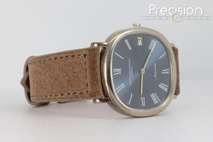 Audemars Piguet Ellipse Blue Sunburst Dial 32mm 18K White Gold Automatic