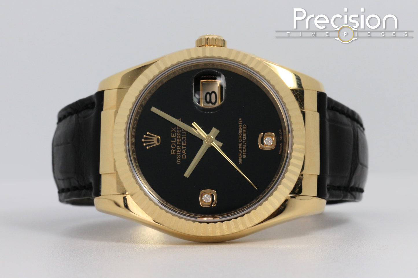 Rolex DateJust 36 Ref: 116138 🔥Rare Onyx Dial RSC Serviced on Feb 26 Full Set