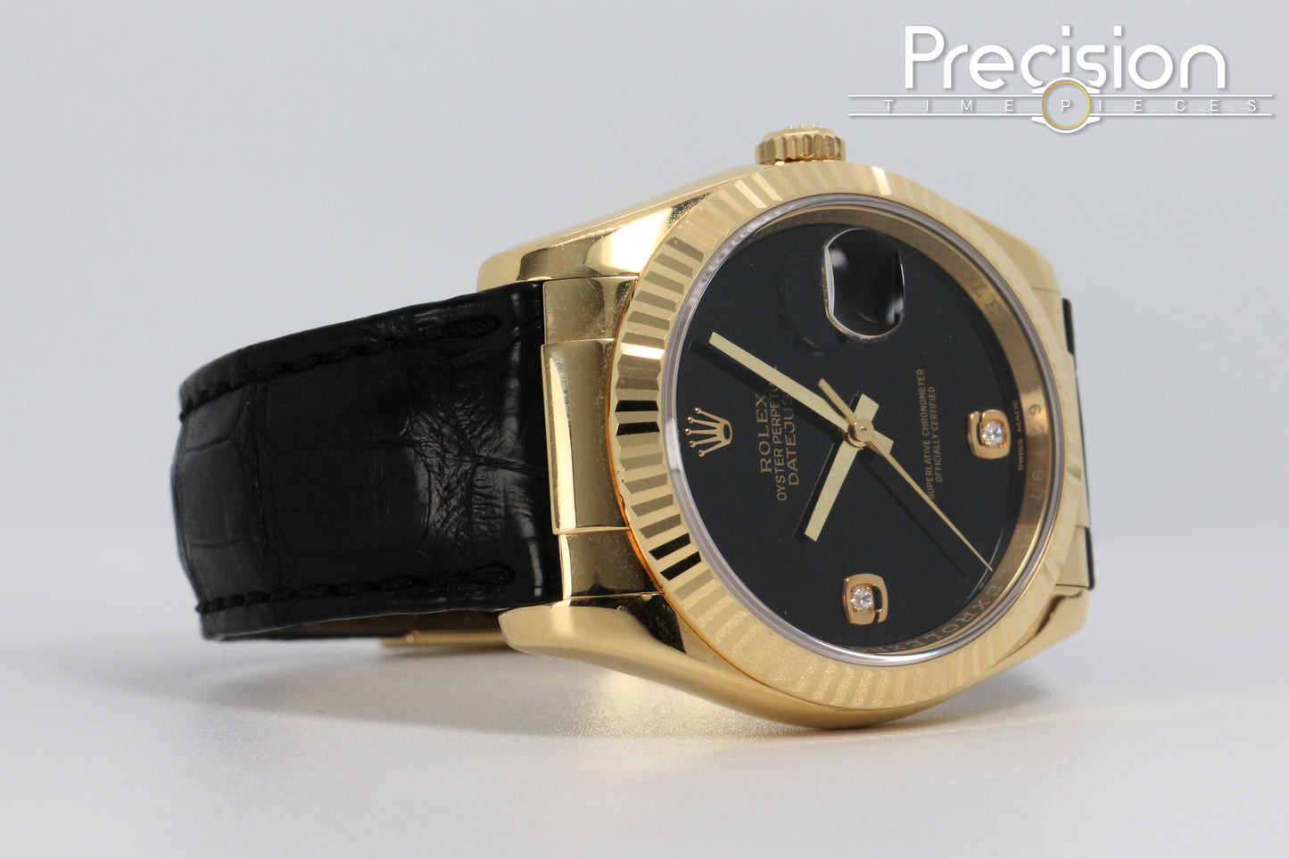 Rolex DateJust 36 Ref: 116138 🔥Rare Onyx Dial RSC Serviced on Feb 26 Full Set