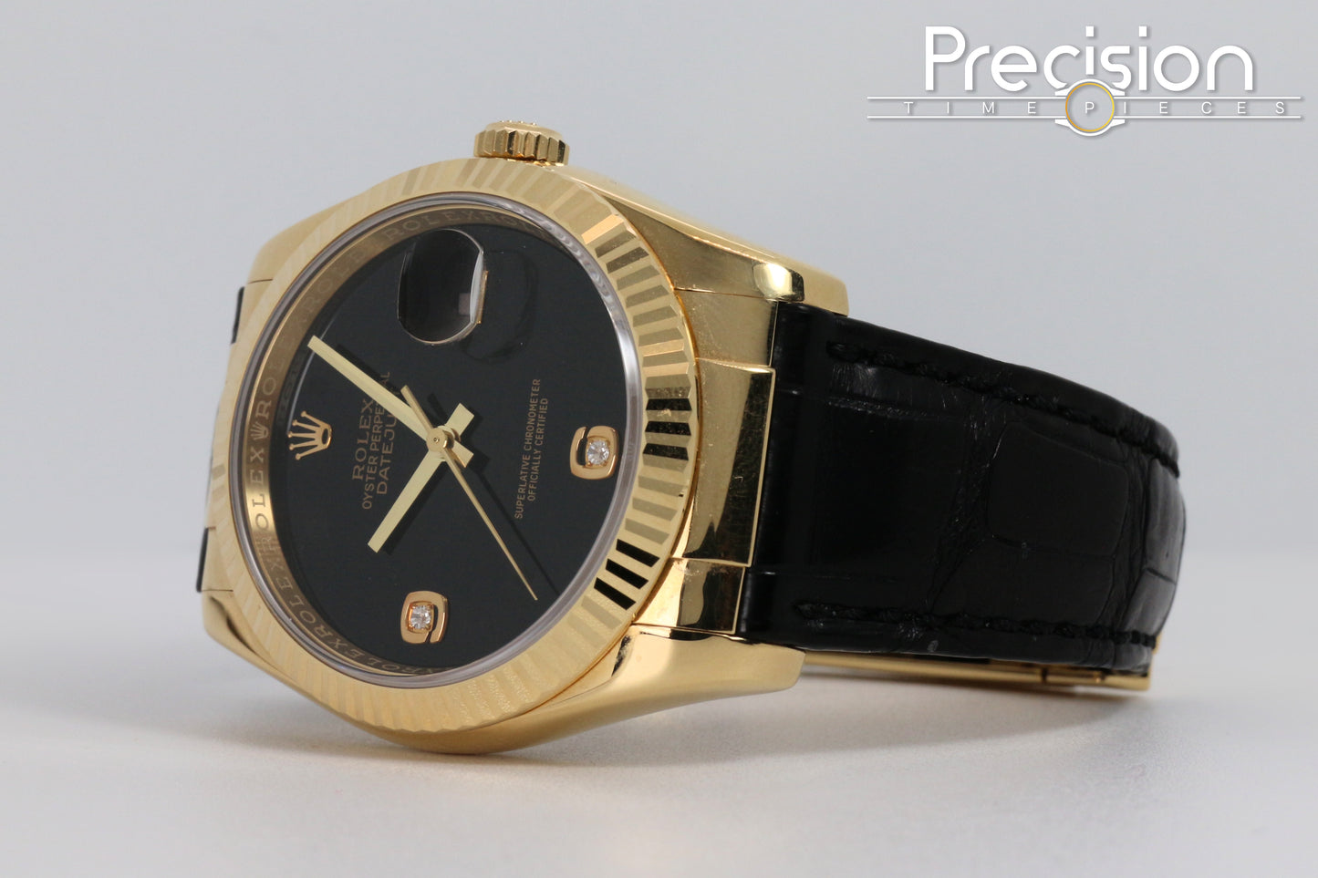 Rolex DateJust 36 Ref: 116138 🔥Rare Onyx Dial RSC Serviced on Feb 26 Full Set