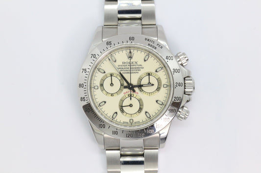Rolex 116520 Daytona “Panna Dial” P-Series Full Set Untouched Case