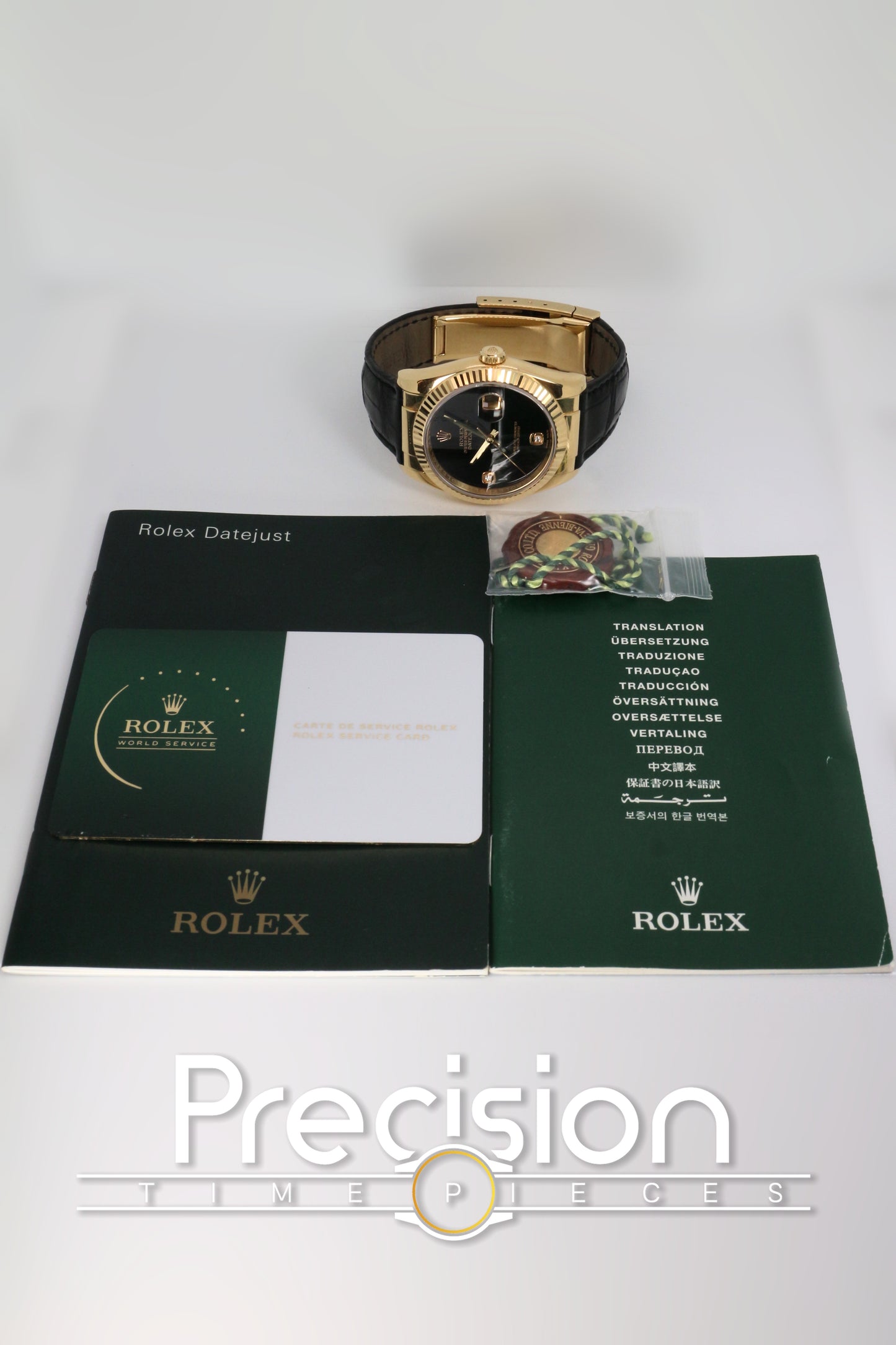 Rolex DateJust 36 Ref: 116138 🔥Rare Onyx Dial RSC Serviced on Feb 26 Full Set