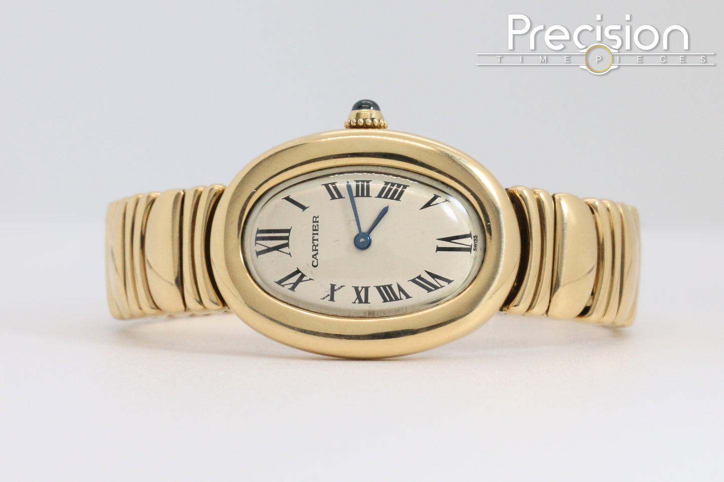 Cartier Baignoire Ref: W15045D8 18K Yellow Gold 22.5mm Quartz