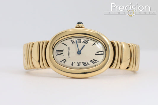 Cartier Baignoire Ref: W15045D8 18K Yellow Gold 22.5mm Quartz