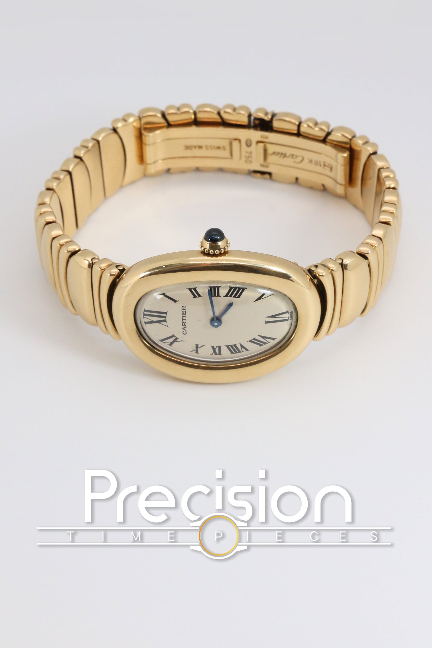 Cartier Baignoire Ref: W15045D8 18K Yellow Gold 22.5mm Quartz
