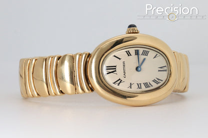 Cartier Baignoire Ref: W15045D8 18K Yellow Gold 22.5mm Quartz