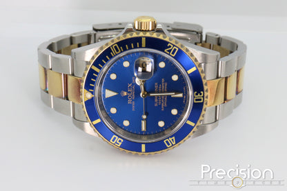 Rolex Submariner Ref: 16613 40mm Two-Tone Blue Sub